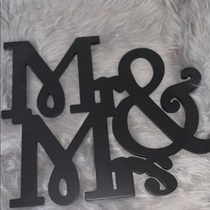 Mr and Mrs Wall Decor